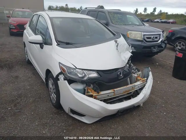 3HGGK5H51HM103153 — 2017 Honda FIT LX, Передняя часть (Front), фото до ремонта
