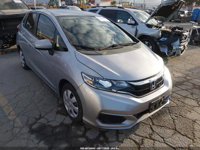 3HGGK5H40KM732451 — 2019 Honda FIT LX, Задняя часть слева (Left Rear), фото до ремонта