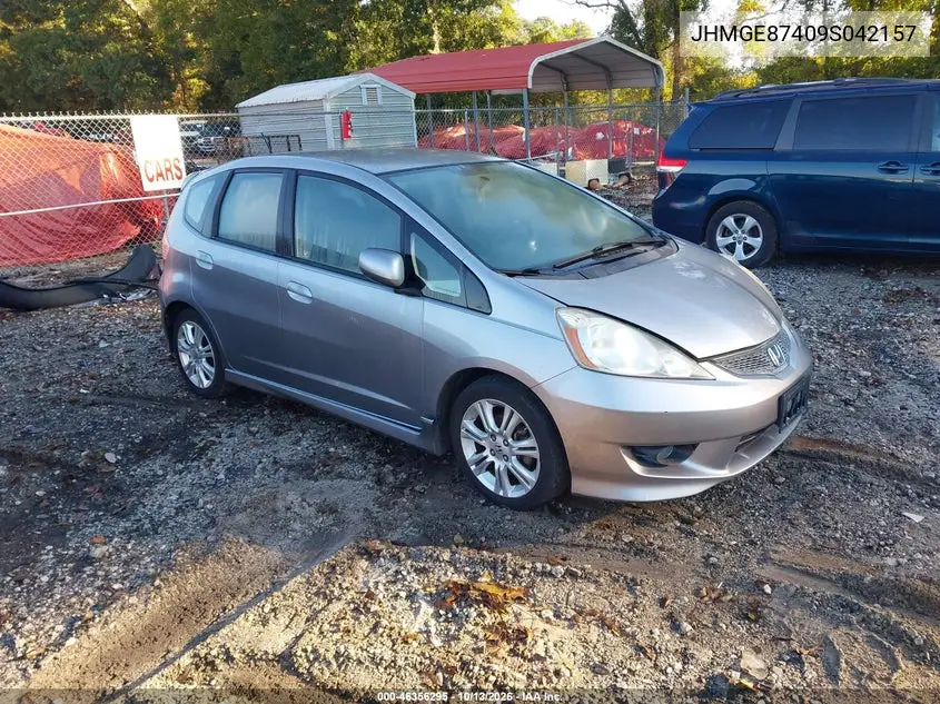 2009 Honda Fit Sport VIN JHMGE87409S042157 фото 2