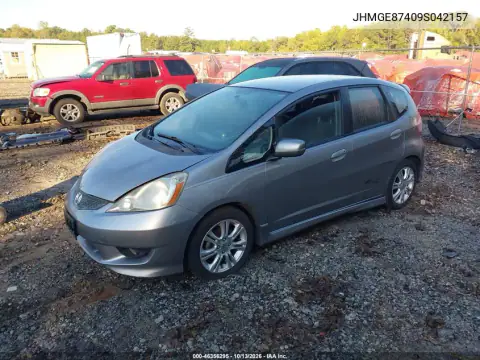 2009 Honda Fit Sport VIN JHMGE87409S042157 фото 3