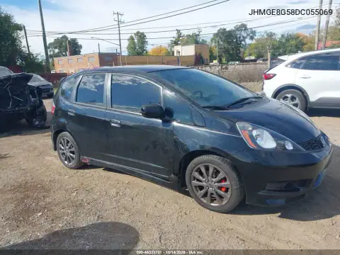 JHMGE8G58DC055069 — 2013 Honda Fit, фото 2 с аукциона IAAI, Правый бок