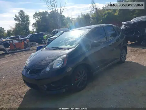 JHMGE8G58DC055069 — 2013 Honda Fit, фото 3 с аукциона IAAI, Правый бок