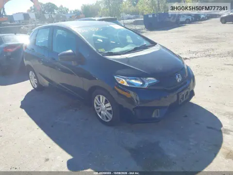 3HGGK5H50FM777341 — 2015 Honda Fit, Сзади, фото до ремонта