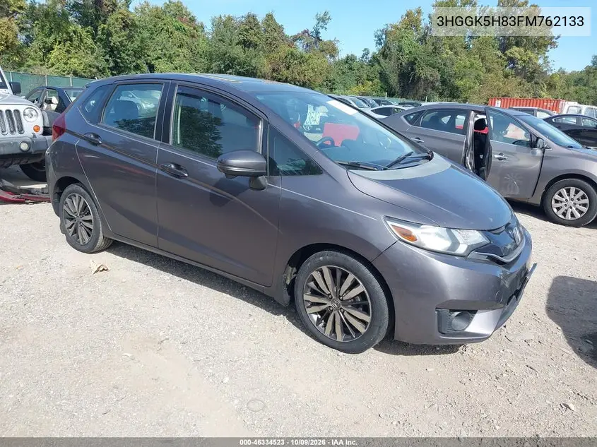 2015 Honda Fit Ex/Ex-L VIN 3HGGK5H83FM762133 фото 2