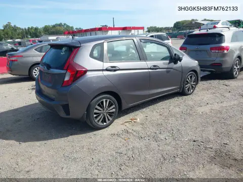 2015 Honda Fit Ex/Ex-L VIN 3HGGK5H83FM762133 фото 5