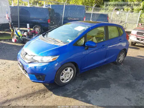 2015 Honda Fit Ex/Ex-L VIN 3HGGK5H88FM777565 фото 3