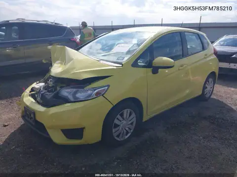 3HGGK5H53FM785210 — 2015 Honda Fit, фото 3 с аукциона IAAI, Передняя часть