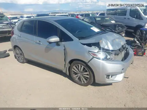 2016 Honda Fit Ex VIN JHMGK5H72GX036506 фото 2