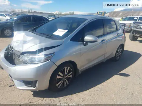 2016 Honda Fit Ex VIN JHMGK5H72GX036506 фото 3