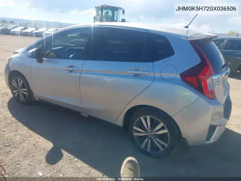 2016 Honda Fit Ex VIN JHMGK5H72GX036506 фото 4