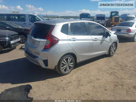 2016 Honda Fit Ex VIN JHMGK5H72GX036506 фото 5