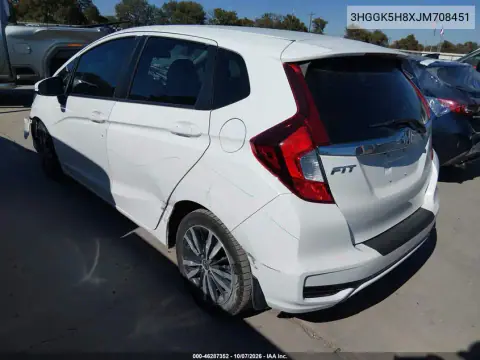 2018 Honda Fit Ex VIN 3HGGK5H8XJM708451 фото 4