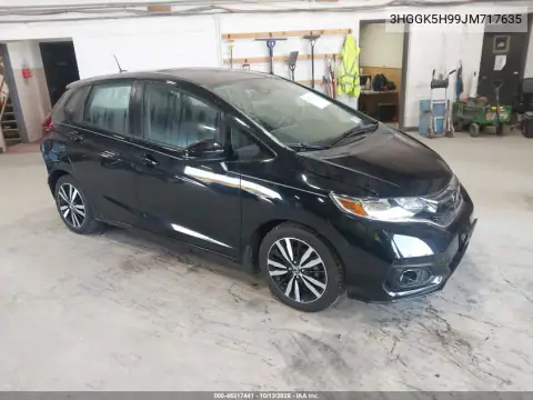 3HGGK5H99JM717635 — 2018 Honda Fit, Сзади, фото до ремонта