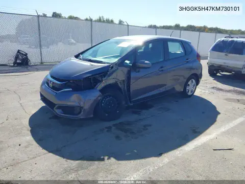 2019 Honda Fit Lx VIN 3HGGK5H47KM730101 фото 3