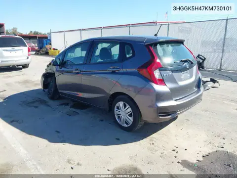 2019 Honda Fit Lx VIN 3HGGK5H47KM730101 фото 4