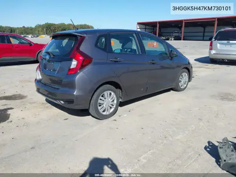 2019 Honda Fit Lx VIN 3HGGK5H47KM730101 фото 5