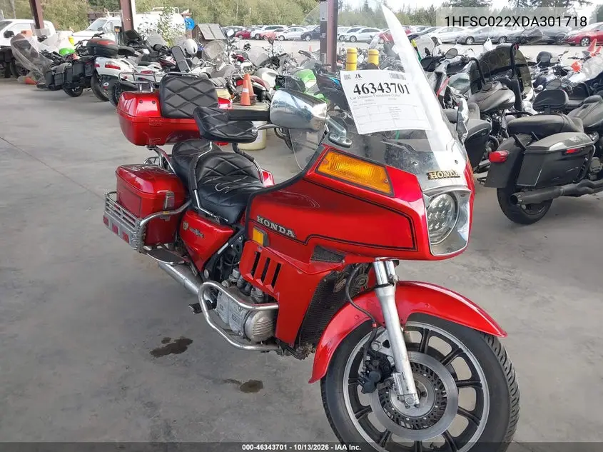 1983 Honda Gl1100 A VIN 1HFSC022XDA301718 фото 2