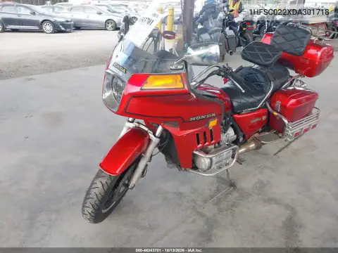 1983 Honda Gl1100 A VIN 1HFSC022XDA301718 фото 3