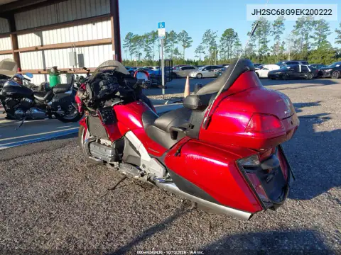 2014 Honda Gl1800 G VIN JH2SC68G9EK200222 фото 3