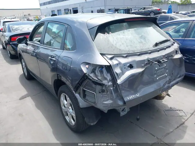 3CZRZ1H34SM735849 — 2025 Honda HR-V 2WD LX, фото 3 с аукциона IAAI 30.09.2026, Задняя часть