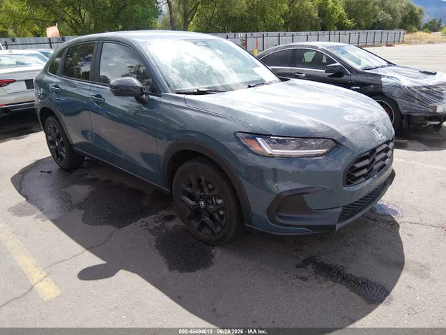 2024 Honda Hr-v Awd Sport/awd Sport W/o Bsi VIN 3CZRZ2H59RM721835 фото 1