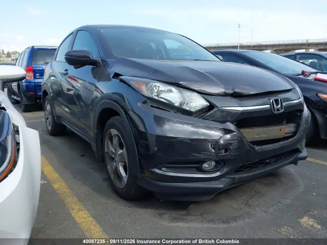 3CZRU6H5XGM115043 — 2016 Honda HR-V EX, Передняя часть (Front), фото до ремонта