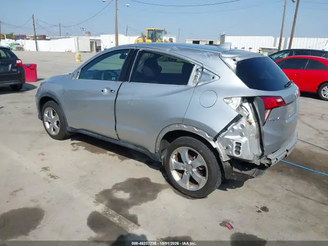 3CZRU5H58GM734539 — 2016 Honda HR-V EX, фото 3 с аукциона IAAI 14.10.2026, Задняя часть