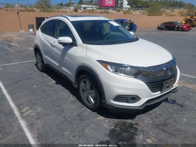 3CZRU5H57KM726084 — 2019 Honda HR-V EX, Передняя часть слева (Left Front), фото до ремонта
