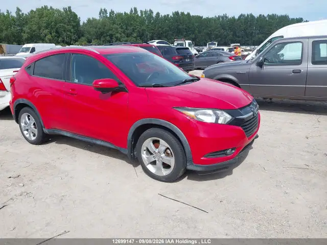 3CZRU6H70GM109530 Honda HR-V Exl 2016 — повреждение Изъят кредитором, фото до ремонта
