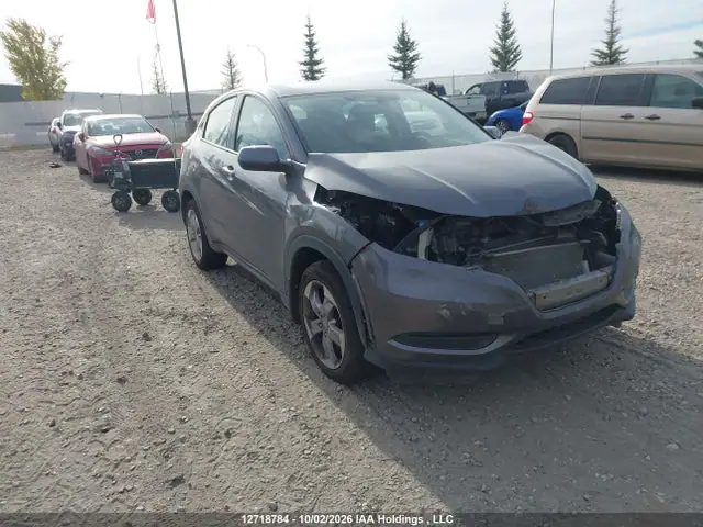 3CZRU6H36HM101110 — 2017 Honda HR-V LX, Передняя часть (Front), фото до ремонта