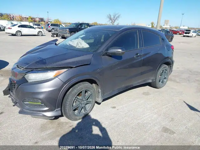 3CZRU6H97KM109552 — 2019 Honda HR-V Touring, фото 2 с аукциона IAAI 14.10.2026, Передняя часть справа