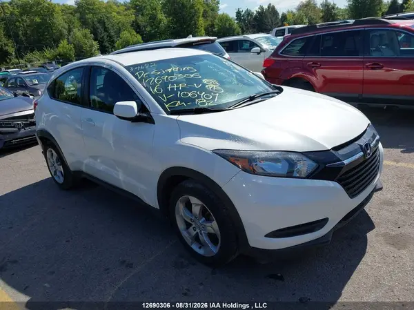 3CZRU6H36GM106404 — 2016 Honda HR-V, Задняя часть (Rear), фото до ремонта