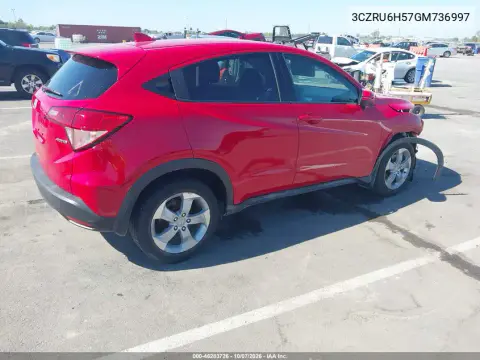 2016 Honda Hr-V Ex VIN 3CZRU6H57GM736997 фото 5
