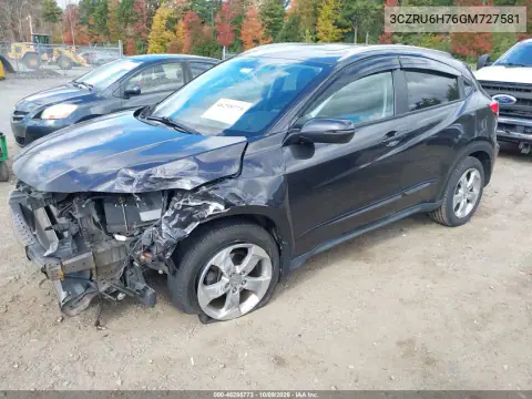 2016 Honda Hr-V Ex-L VIN 3CZRU6H76GM727581 фото 2