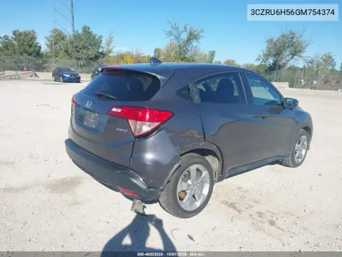 2016 Honda Hr-V Ex VIN 3CZRU6H56GM754374 фото 5