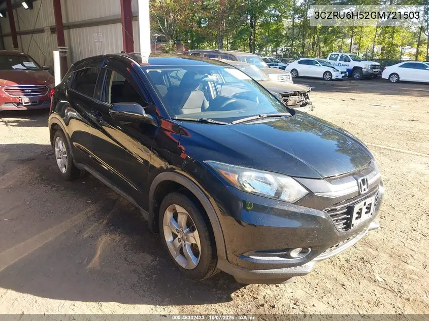 2016 Honda Hr-V Ex VIN 3CZRU6H52GM721503 фото 1