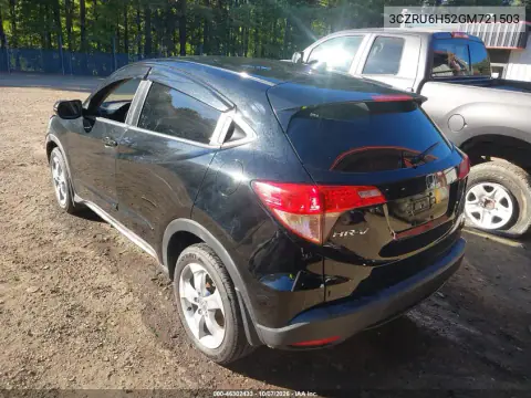 2016 Honda Hr-V Ex VIN 3CZRU6H52GM721503 фото 3