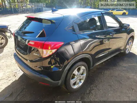 2016 Honda Hr-V Ex VIN 3CZRU6H52GM721503 фото 4