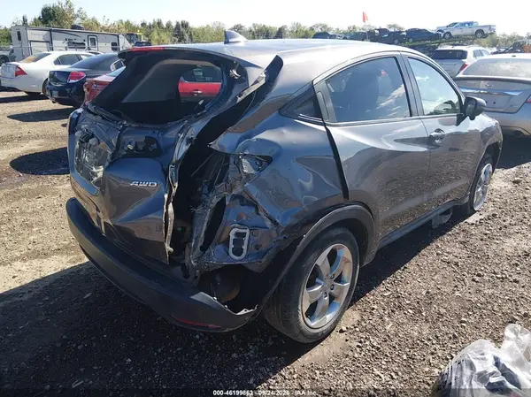 3CZRU6H5XHG702763 — 2017 Honda HR-V, фото 4 с аукциона IAAI, Задняя часть справа