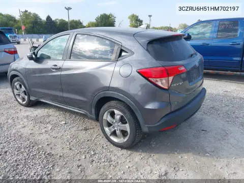 3CZRU6H51HM702197 — 2017 Honda HR-V, фото 4 с аукциона IAAI, Естественный износ