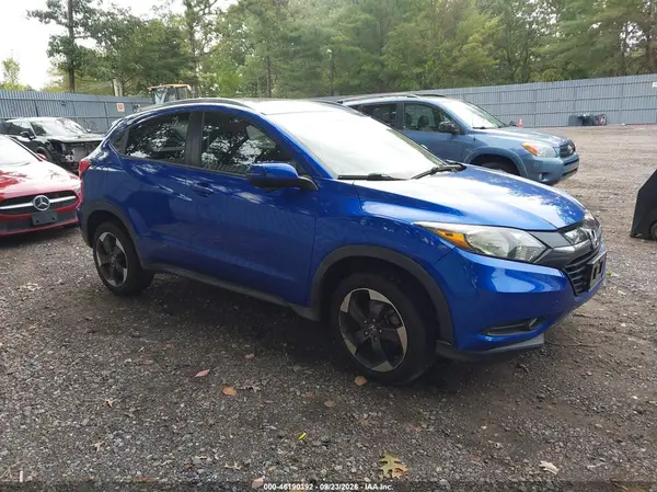 3CZRU6H74JM700807 — 2018 Honda HR-V, Левый бок (Left Side), фото до ремонта