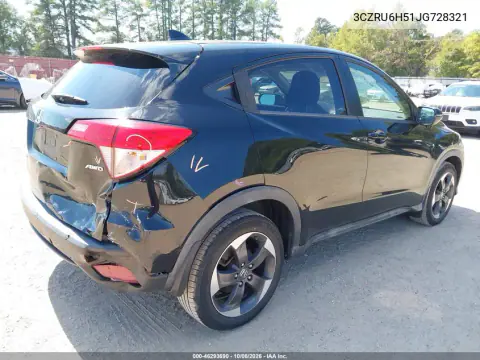 2018 Honda Hr-V Ex VIN 3CZRU6H51JG728321 фото 5