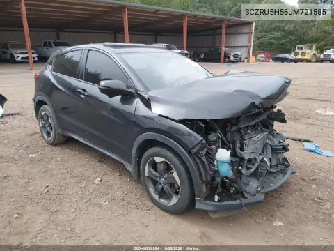 3CZRU5H56JM721585 — 2018 Honda HR-V, Передняя часть, фото до ремонта