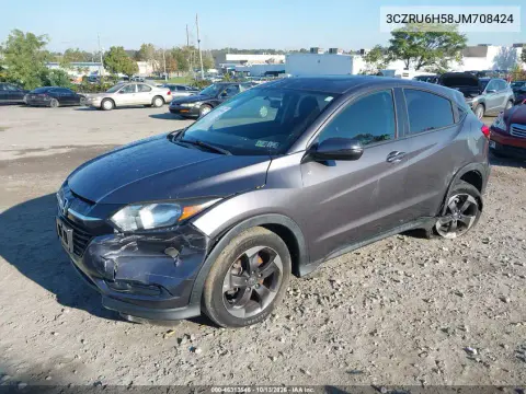 2018 Honda Hr-V Ex VIN 3CZRU6H58JM708424 фото 2