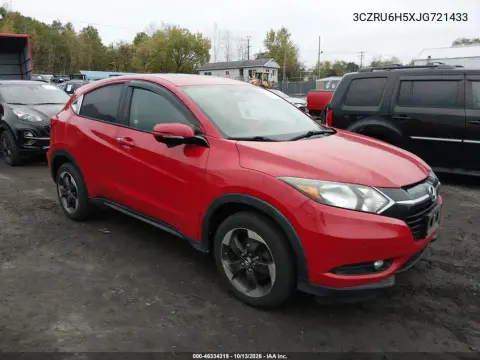 3CZRU6H5XJG721433 — 2018 Honda HR-V, Естественный износ, фото до ремонта