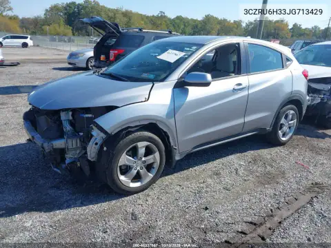 3CZRU6H33JG713429 — 2018 Honda HR-V, фото 3 с аукциона IAAI, Передняя часть