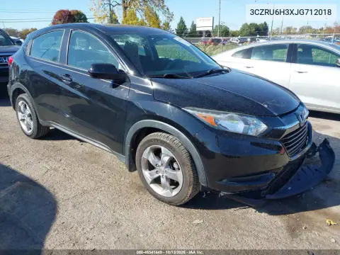 3CZRU6H3XJG712018 — 2018 Honda HR-V, Передняя часть, фото до ремонта