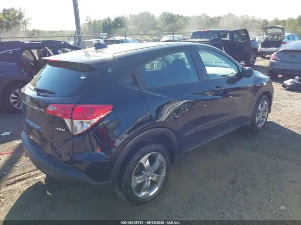 3CZRU6H37KG722068 — 2019 Honda HR-V, фото 4 с аукциона IAAI 14.10.2026, Задняя часть