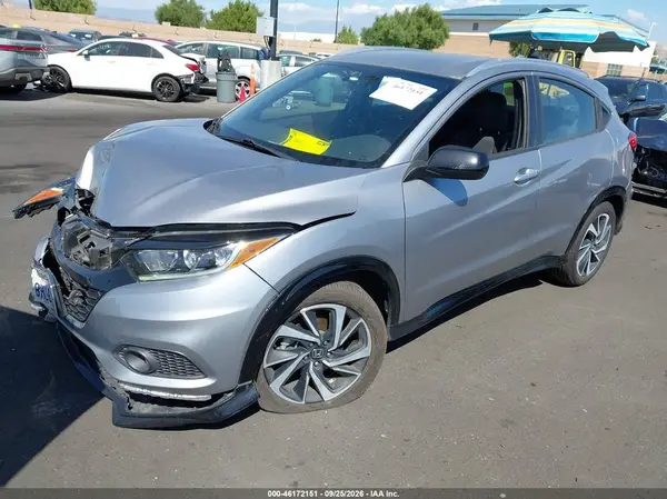 3CZRU5H10KG707484 — 2019 Honda HR-V, фото 2 с аукциона IAAI, Передняя часть
