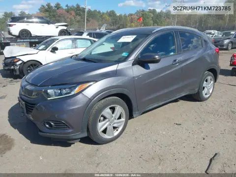 2019 Honda Hr-V Ex-L VIN 3CZRU6H71KM723785 фото 3